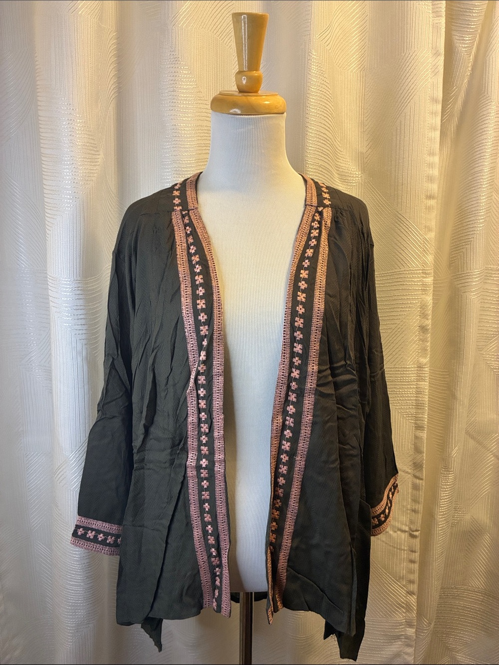 Mauve by Anthropology open front cardigan